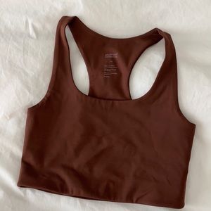 Girlfriend Collective Paloma Bra in Earth